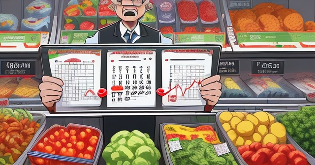 向上趨勢的圖表，代表 CPI 通貨膨脹示意圖