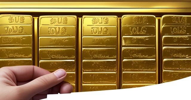 一位投資者手持金幣，面露疑惑和不安的神情