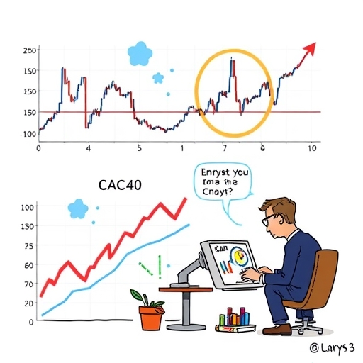 CAC 40 指數的股市圖表