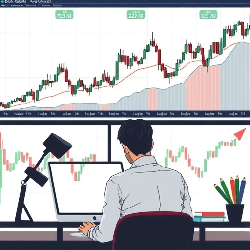 視覺化金融市場趨勢分析的圖像