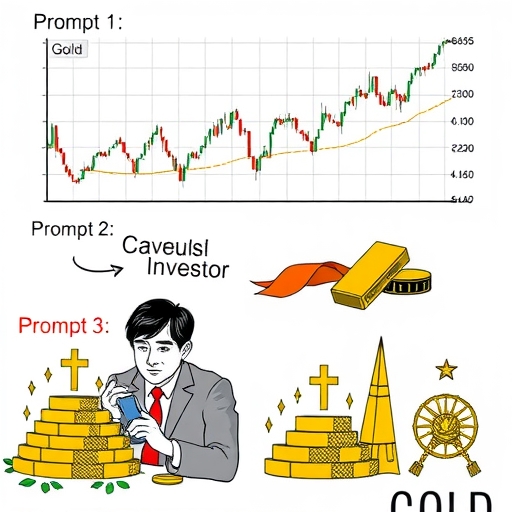 黃金價格受多重因素驅動的圖表