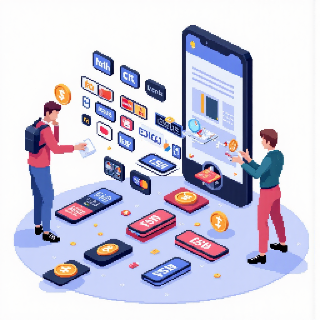 多種支付方式匯入 eToro 投資帳戶示意圖，包括信用卡、銀行轉帳與加密貨幣